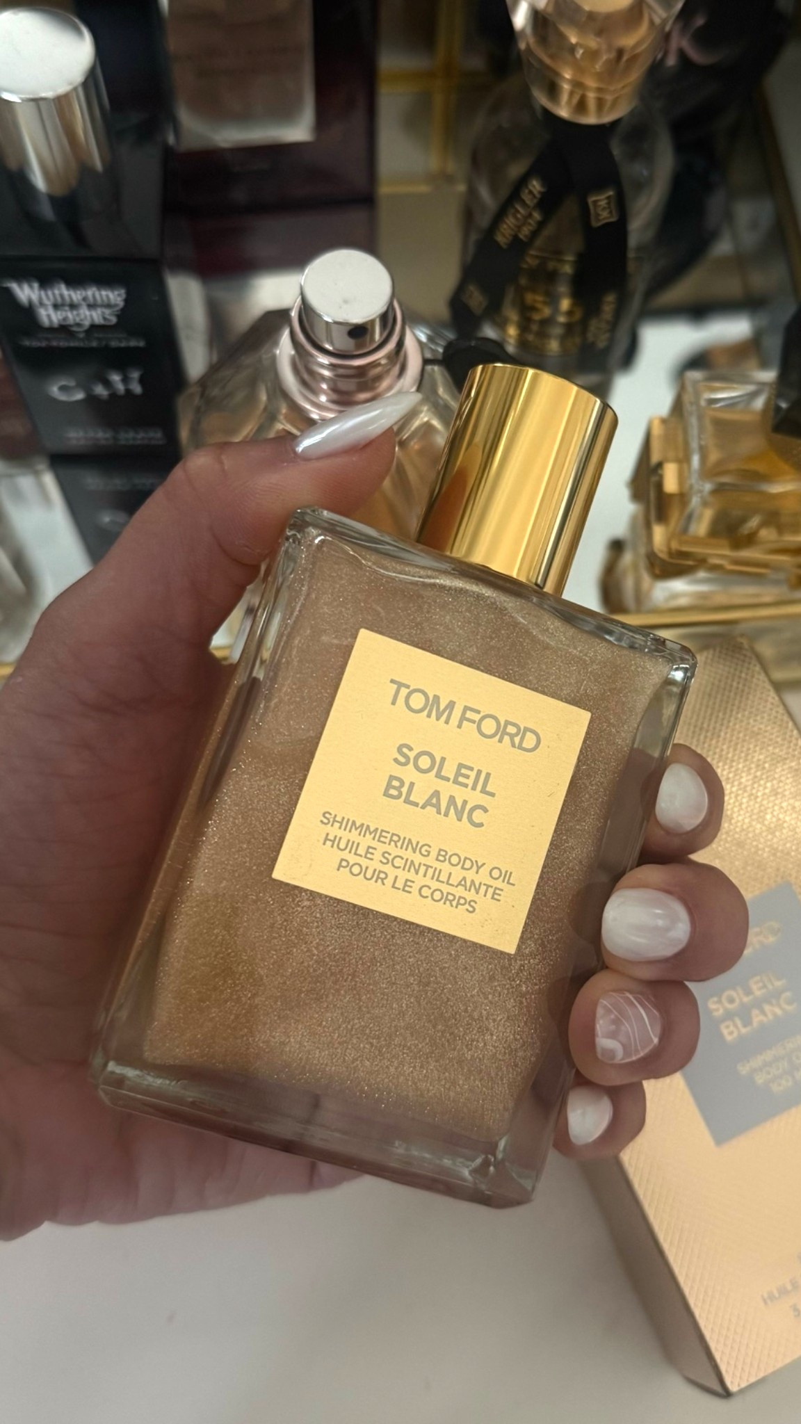 My favorite body shimmery oil!! Plus it smells amazing!!

#LTKdayinmylife #LTKgrwm #LTKBeauty