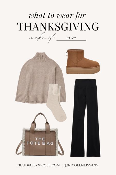 Cozy outfit for Thanksgiving — also perfect for everyday, fall activities, brunch, & more!

// fall fashion, fall outfit, fall outfits, fall trends, winter fashion, winter outfit, winter outfits, winter trends, what to wear for thanksgiving, thanksgiving outfit, casual outfit, errands outfit, everyday outfit, coffee run outfit, brunch outfit, pumpkin patch outfit, pumpkin picking outfit, apple picking outfit, loungewear outfit, holiday outfit, gifts for her, holiday gift guide for her, gift guide, turtleneck sweater, mock neck sweater, fall sweater, turtleneck sweater, mock neck sweater, socks, the tote bag sherpa lined handbag, flared leggings, wide leg leggings, UGGs outfit, UGG mini platform boots, UGG slippers, fall shoes, Abercrombie, H&M, Amazon, Amazon fashion, Amazon finds, Aerie, neutral outfit (10.28)

#liketkit #LTKstyletip #LTKfindsunder100 #LTKU #LTKGiftGuide #LTKSeasonal #LTKitbag #LTKfindsunder50 #LTKtravel #LTKshoecrush #LTKHoliday #LTKsalealert