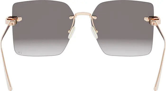 CDior S3U 58mm Frameless Square Sunglasses | Nordstrom