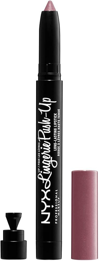 NYX PROFESSIONAL MAKEUP Lip Lingerie Push-Up Long Lasting Plumping Lipstick - Embellishment (Mute... | Amazon (US)
