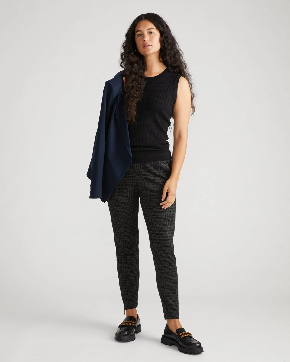 FINAL SALESavvy Fine Knit Sweater ShellBlack  $78    $31  Save 60% | Universal Standard