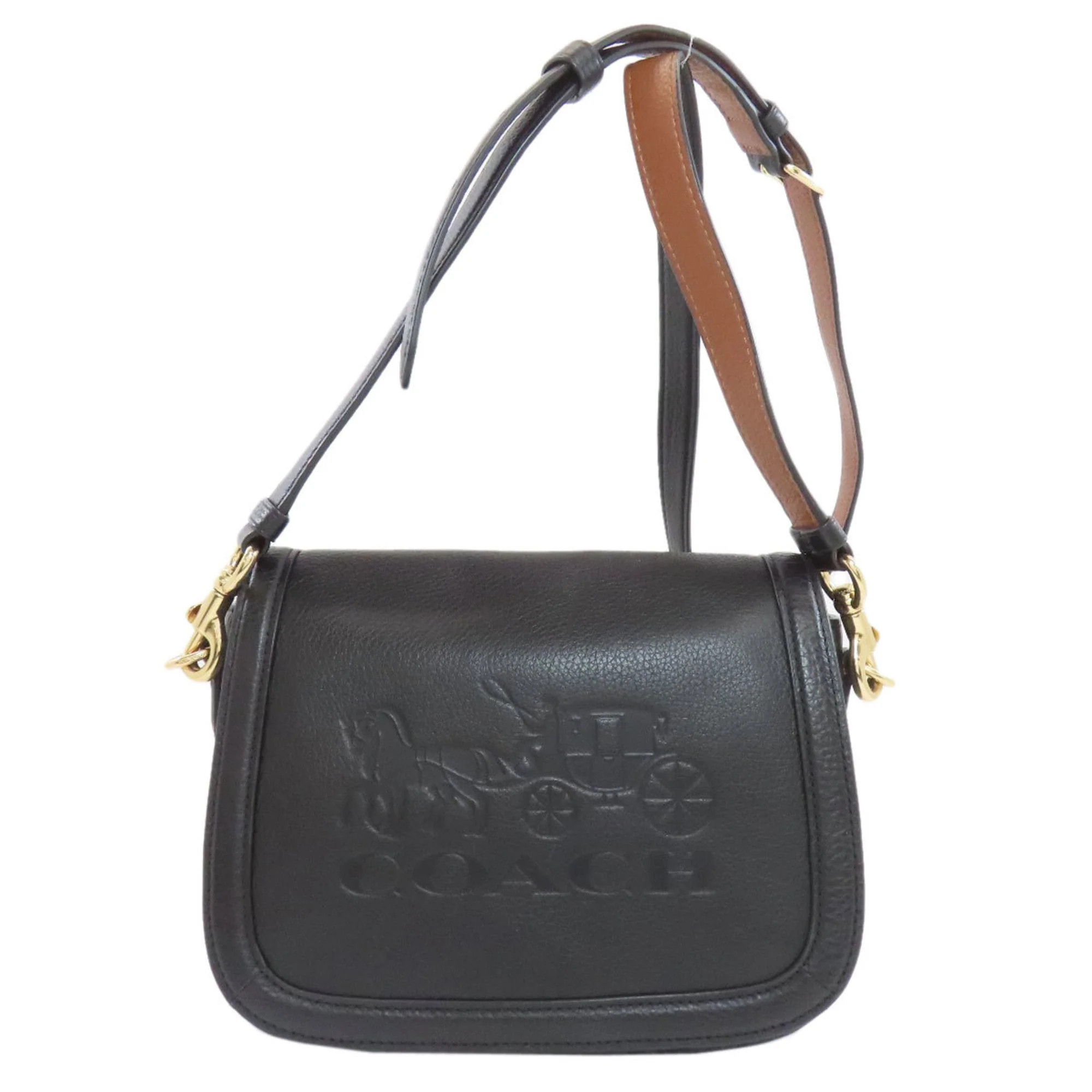 Coach Leather Saddle Bag Shoulder Bag (Pre-Owned) | Shop Simon