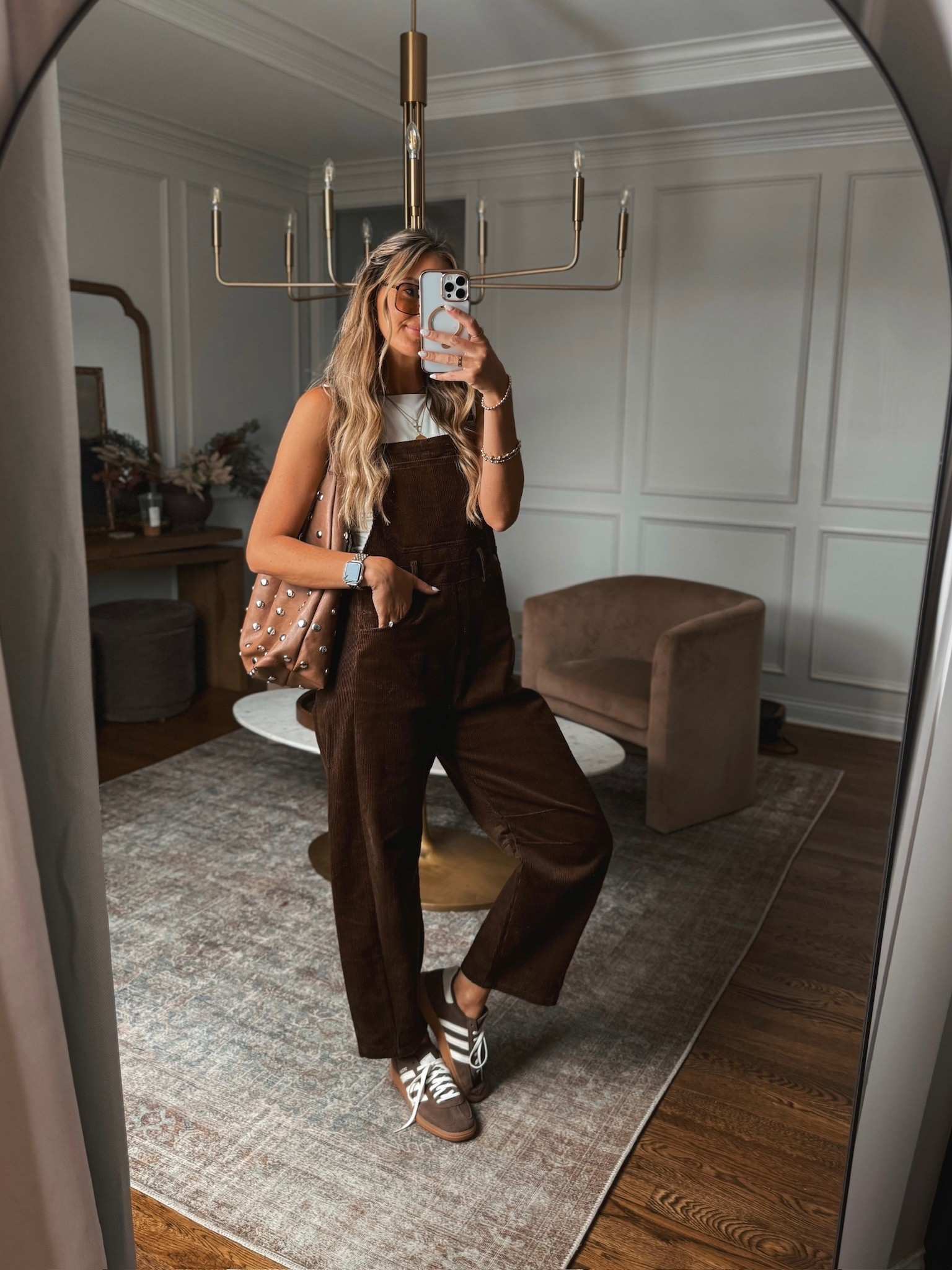 Pre fall outfit idea! Love these overalls!

#LTKFindsUnder50 #LTKSeasonal #LTKStyleTip