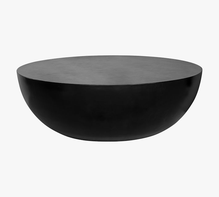 Tempo Round Concrete Coffee Table | Pottery Barn (US)