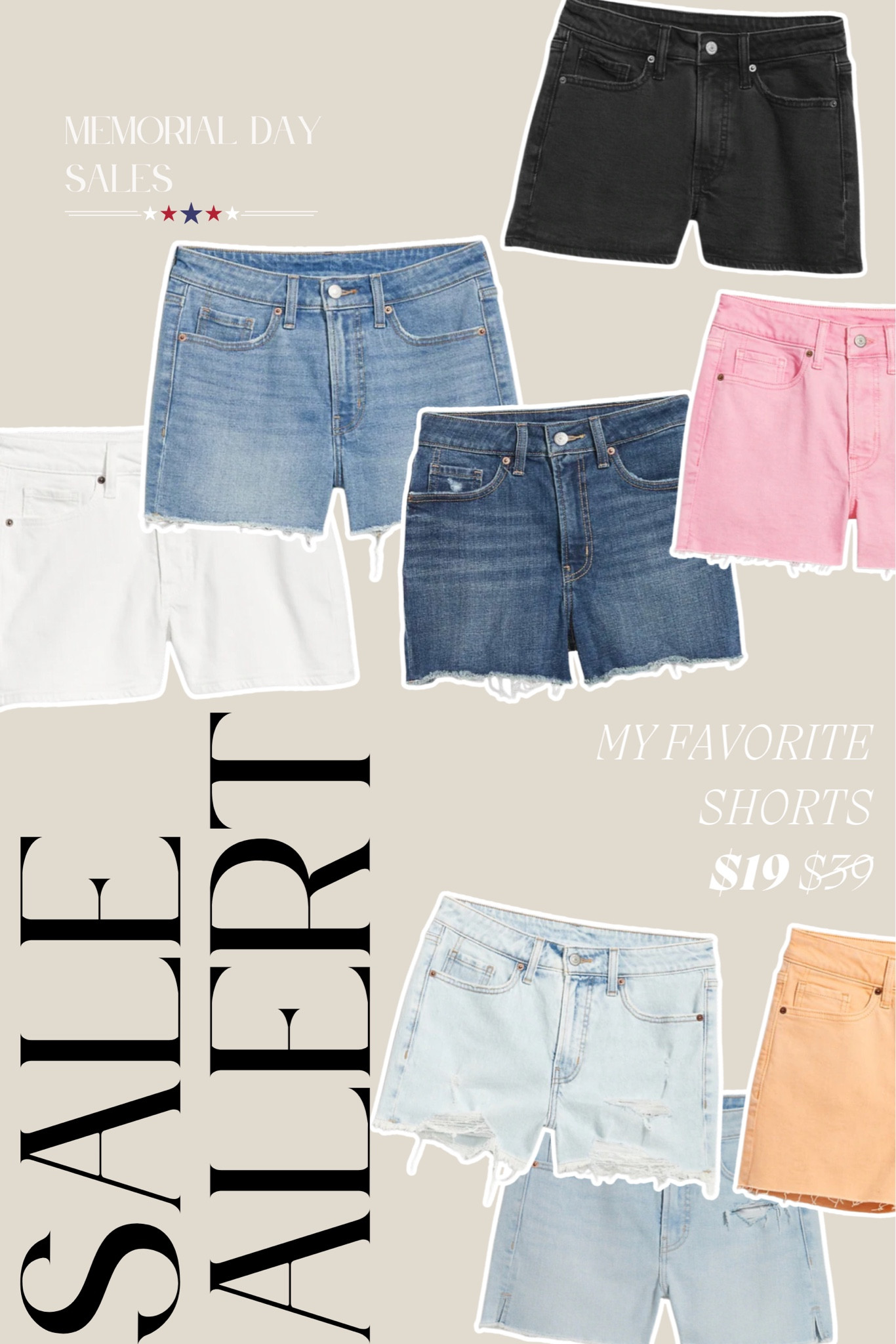 My favorite shorts are on sale for $19!

Old navy, Memorial Day sales, spring outfits, summer shorts, denim shorts, mom outfits 

#LTKStyleTip #LTKSaleAlert #LTKFindsUnder50