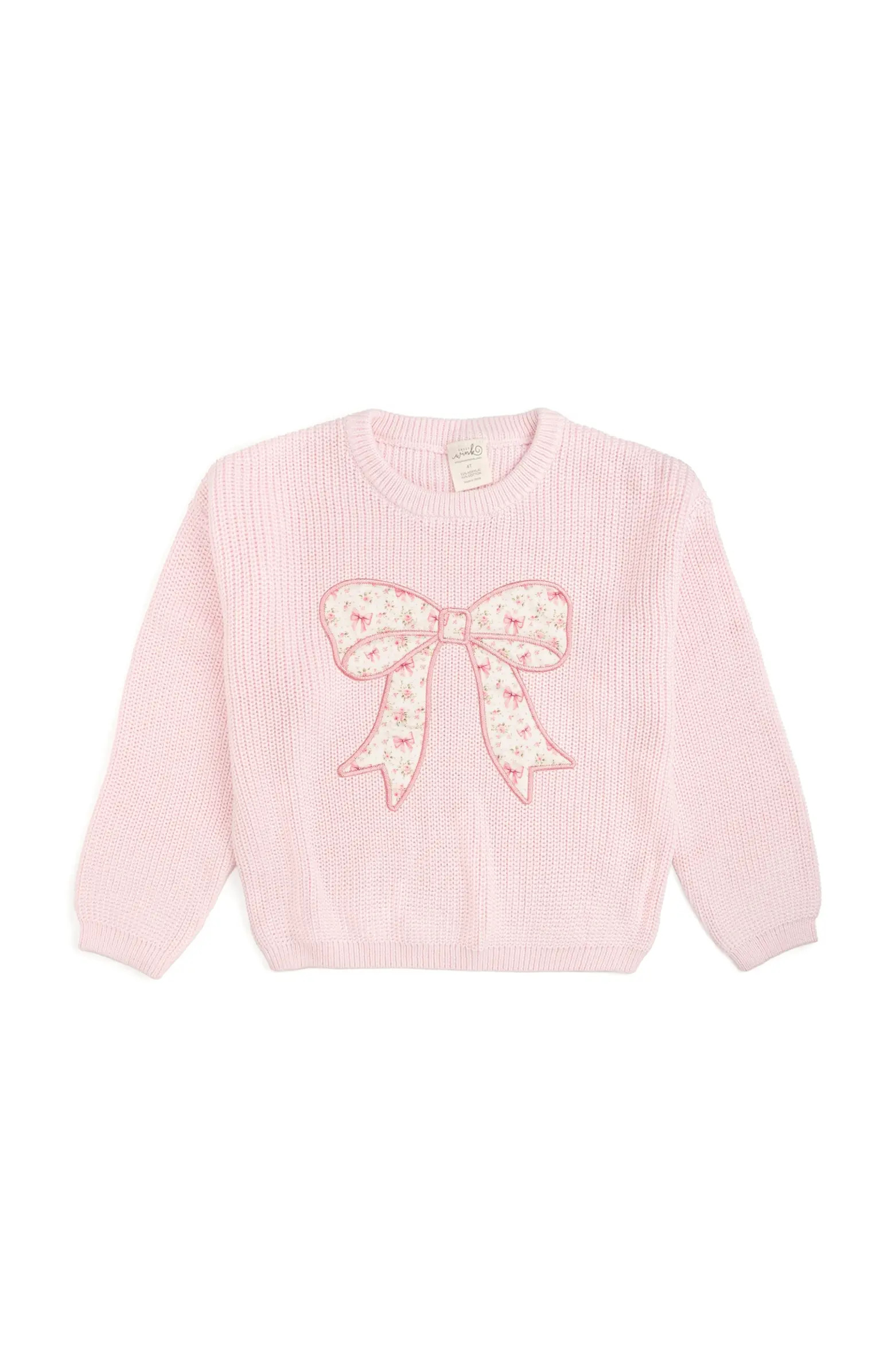 Ditsy Floral Bow Knit Sweater | Nordstrom