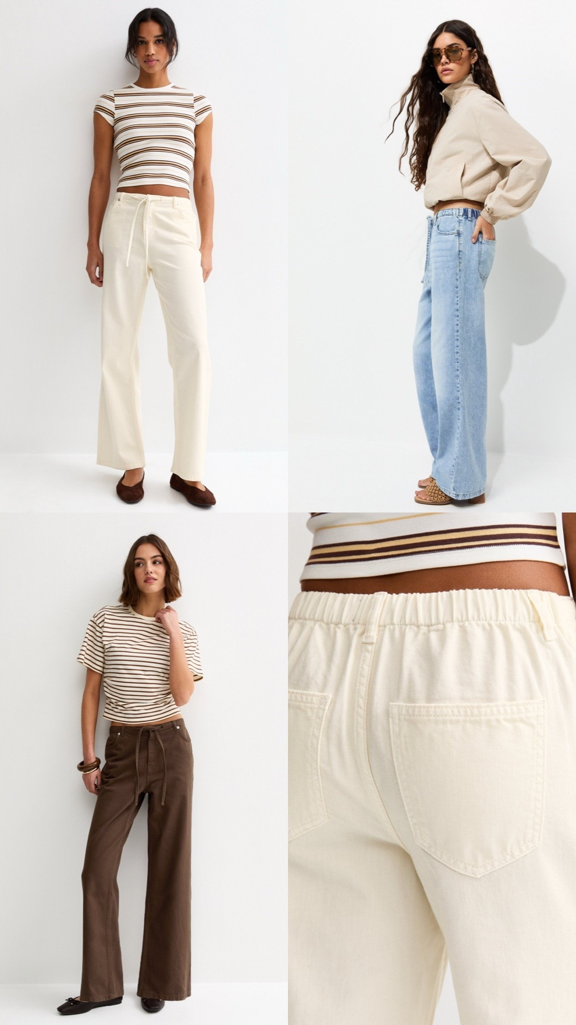I loveee these New Look jeans - elasticated waist at the back is exactly what we like to see! The cream would be so great for Summer too!

#LTKsummer #LTKuk