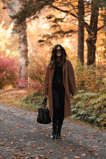 My coat is back in stock! I’m just shy of 5’7 wearing the size XS. 
Casual style, coat, accessories, StylinByAylin 

#LTKunder100 #LTKstyletip #LTKSeasonal
