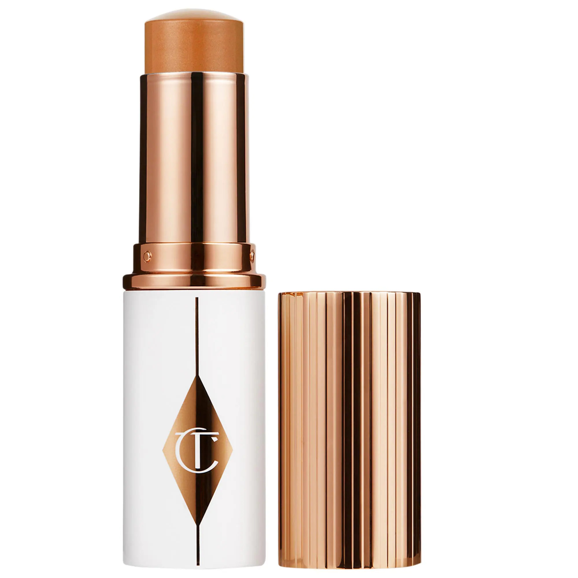 Charlotte Tilbury Unreal Skin Sheer Glow Tint Hydrating Foundation Stick 10 Tan 0.3 oz / 9 g | Sephora (US)