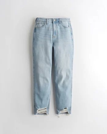 Vintage Stretch Ultra High-Rise Mom Jeans | Hollister US