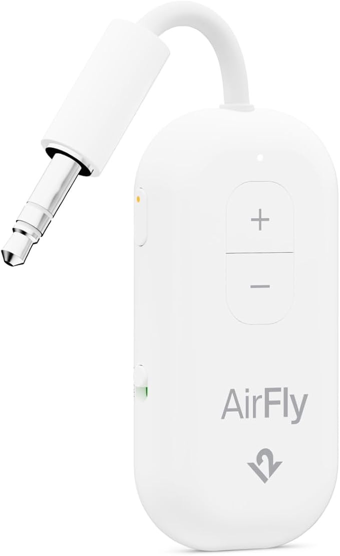 AirFly Pro 2 – Bluetooth Adapter for Airplane, Pair 2 AirPods or Wireless Headphones – 3.5mm ... | Amazon (US)