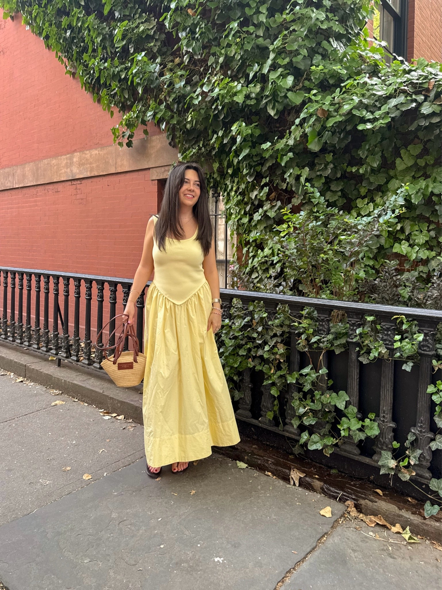 Butter yellow is having a moment 💛✨ This easy maxi dress is the definition of effortless summer style. I paired it with a woven straw bag and simple sandals for a chic NYC weekend look that feels polished without trying too hard. Perfect for brunch, vacation days, summer showers, and everything in between. ☀️🍋

#LTKootd #LTKSeasonal