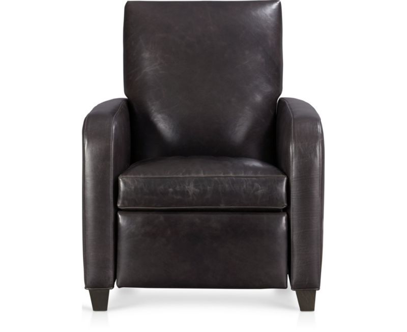 Royce Leather Recliner + Reviews | Crate and Barrel | Crate & Barrel