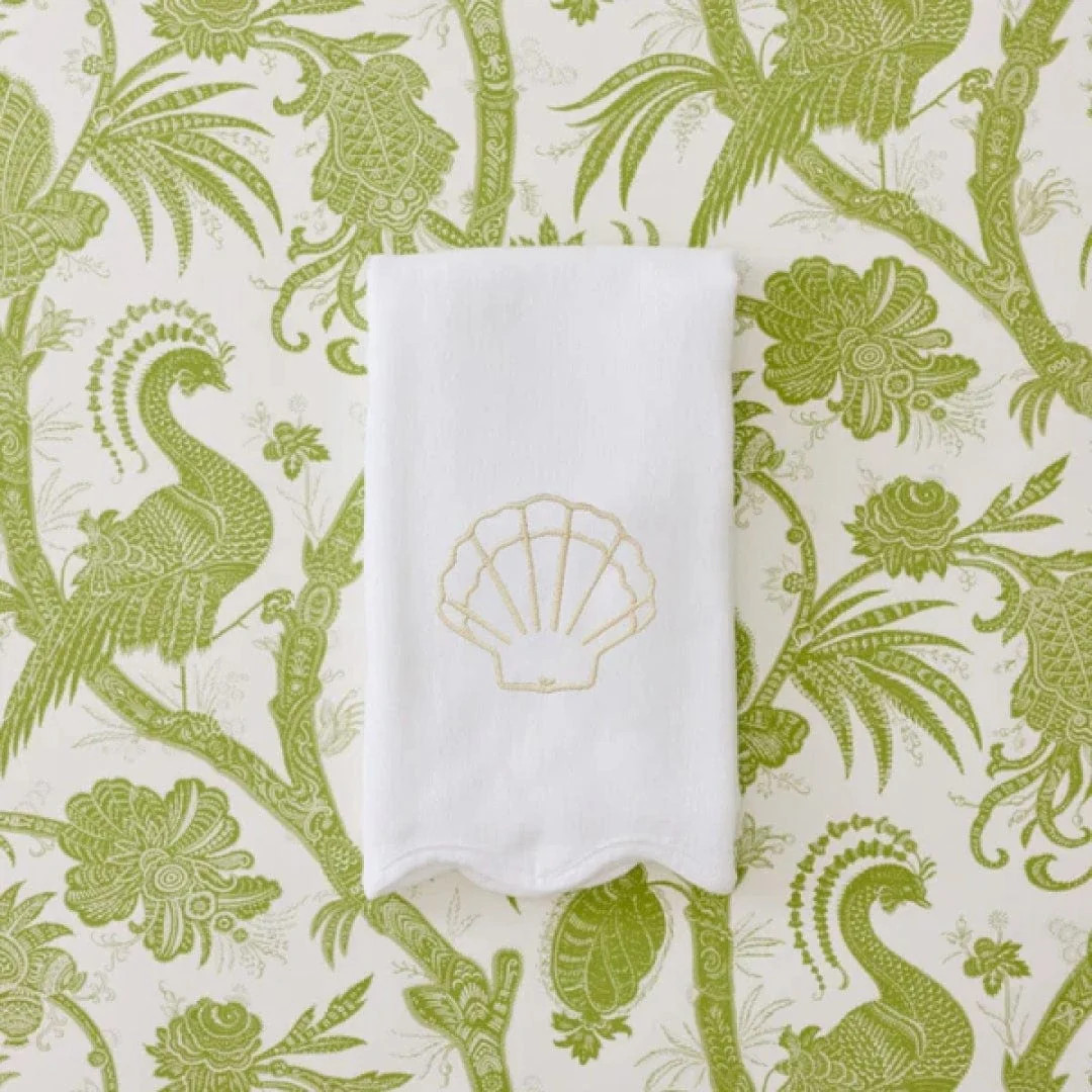Scallop Powder Bath Towels | Weezie Towels