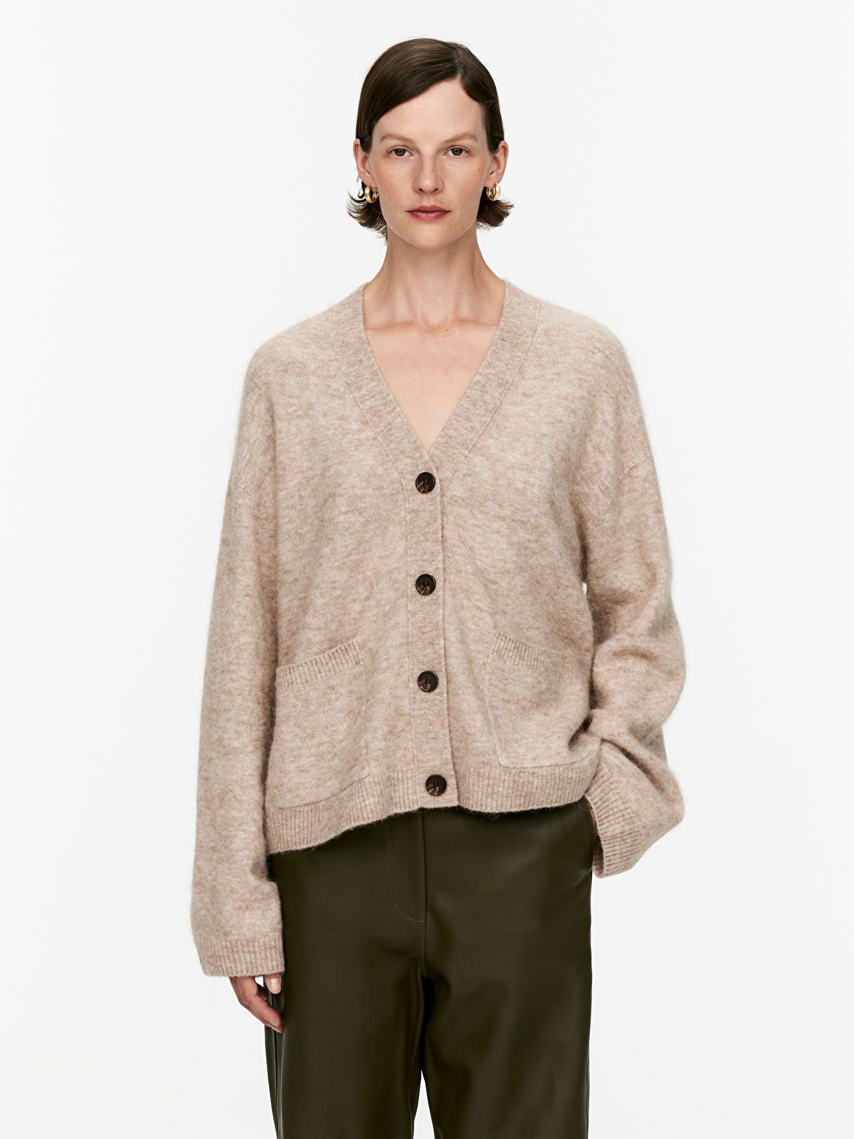 Wool-Alpaca Cardigan | ARKET (US&UK)