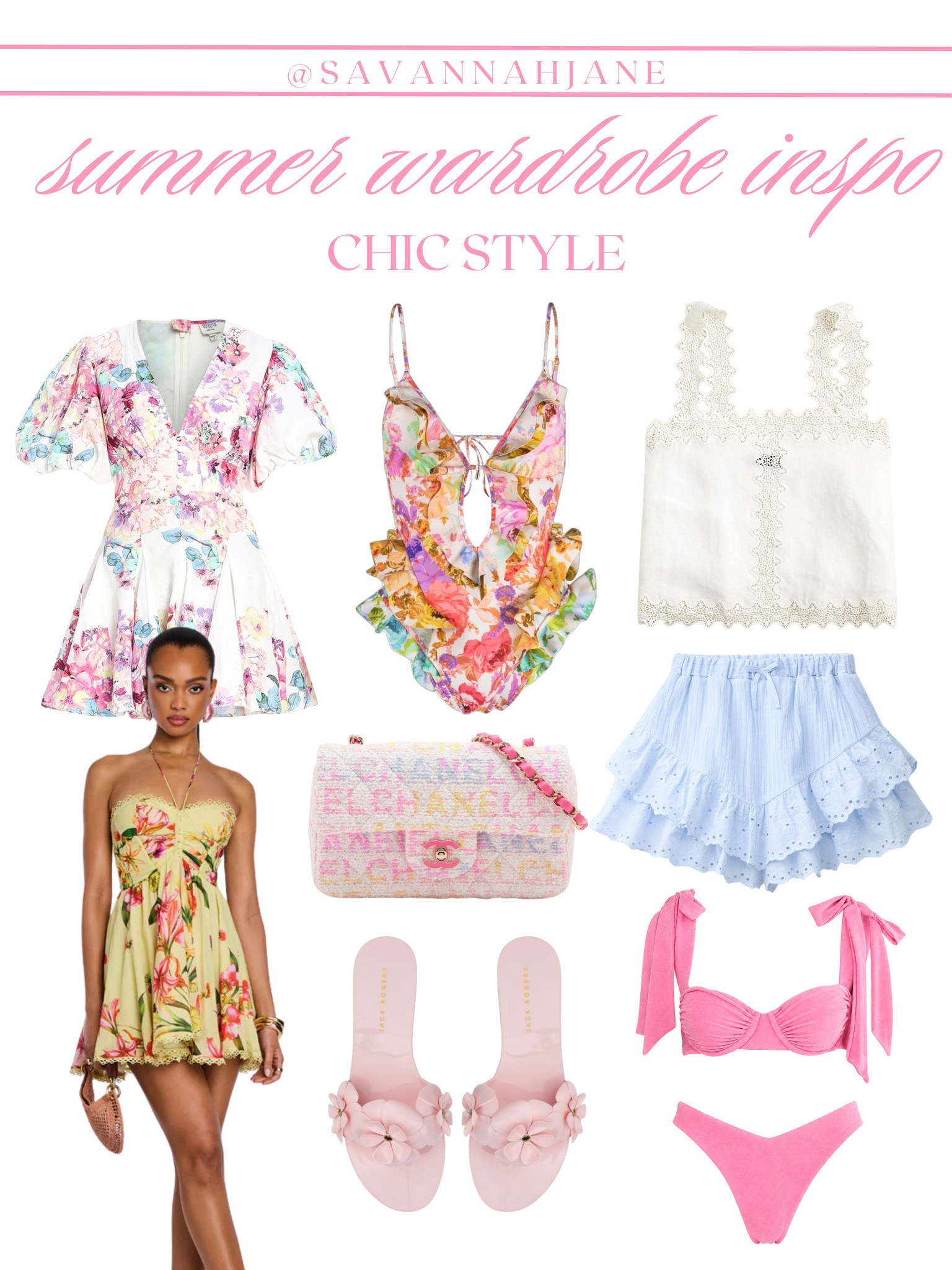Chic summer wardrobe inspo 👙💓🌟 summer outfit | summer ootd | vacation outfit | vacation ootd | vacation outfit inspo | Zimmermann swimsuit | j crew top | Charo Ruiz Ibiza dress | LTK U ambassador 

#LTKU #LTKootd #LTKSeasonal