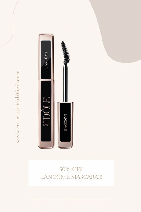 Lancôme mascara is 50% off!! This is hands down the BEST and only mascara I use. I’m obsessed with it. No smudges and last all day long! 

#LTKunder50 #LTKsalealert #LTKbeauty