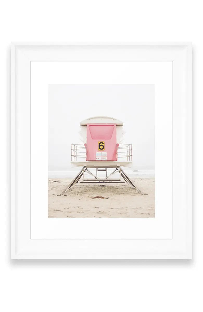 Deny Designs Pink Tower Art Print | Nordstrom | Nordstrom