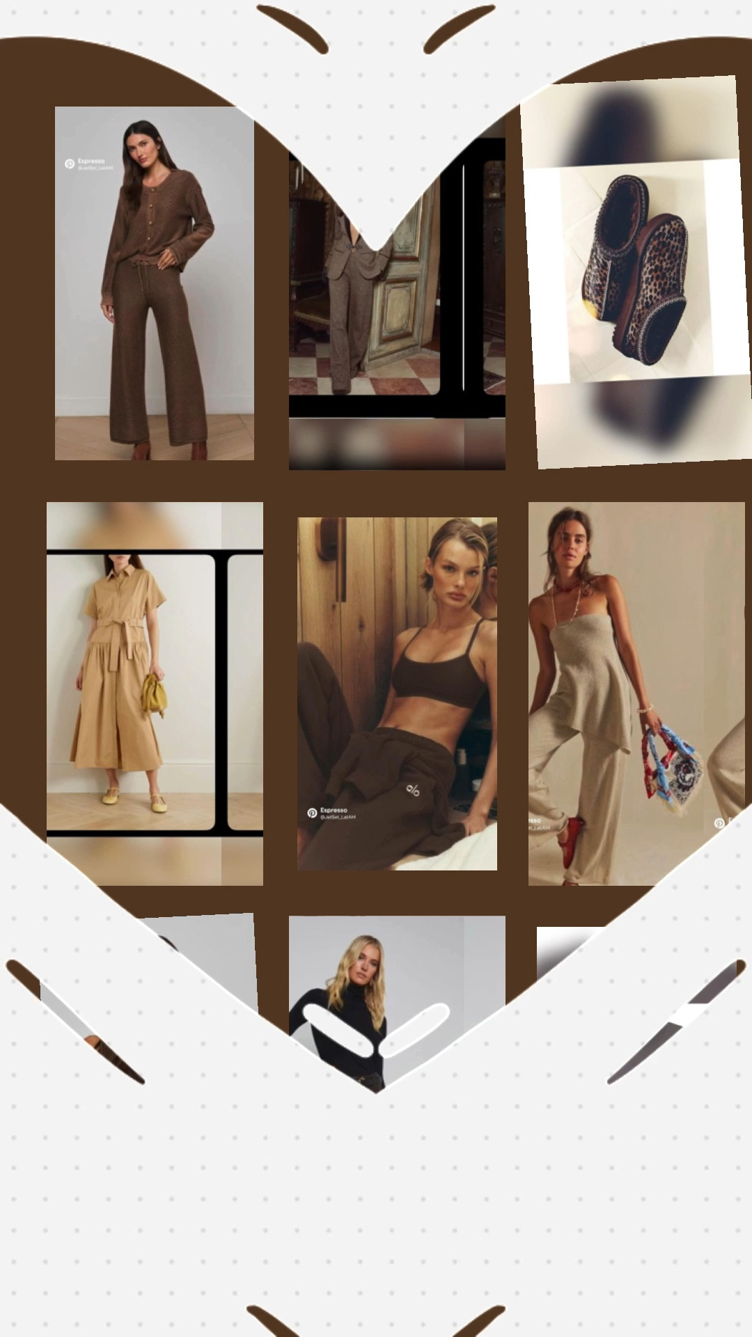 A curated collage of espresso-toned essentials — soft knit sets, tailored suiting, winter textures, and cozy-chic accessories. Explore quiet-luxury neutrals, warm brown layers, and elevated everyday pieces styled for fall and winter. Perfect for building a refined capsule wardrobe or saving aesthetic inspiration for your next outfit.


#LTKBeauty #LTKootd #LTKTravel