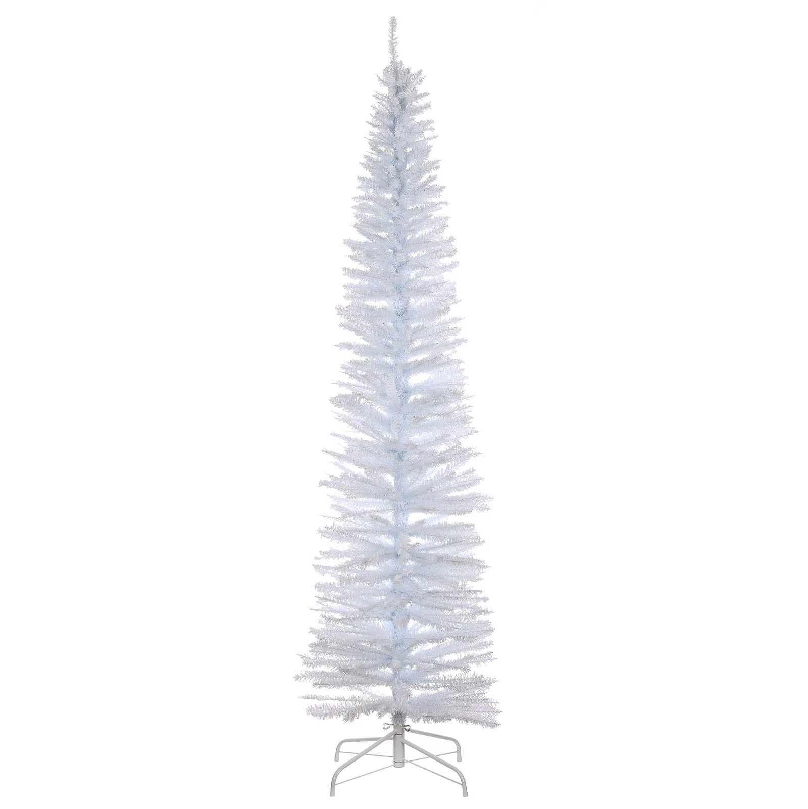 White Iridescent Tinsel Tree | Wayfair North America