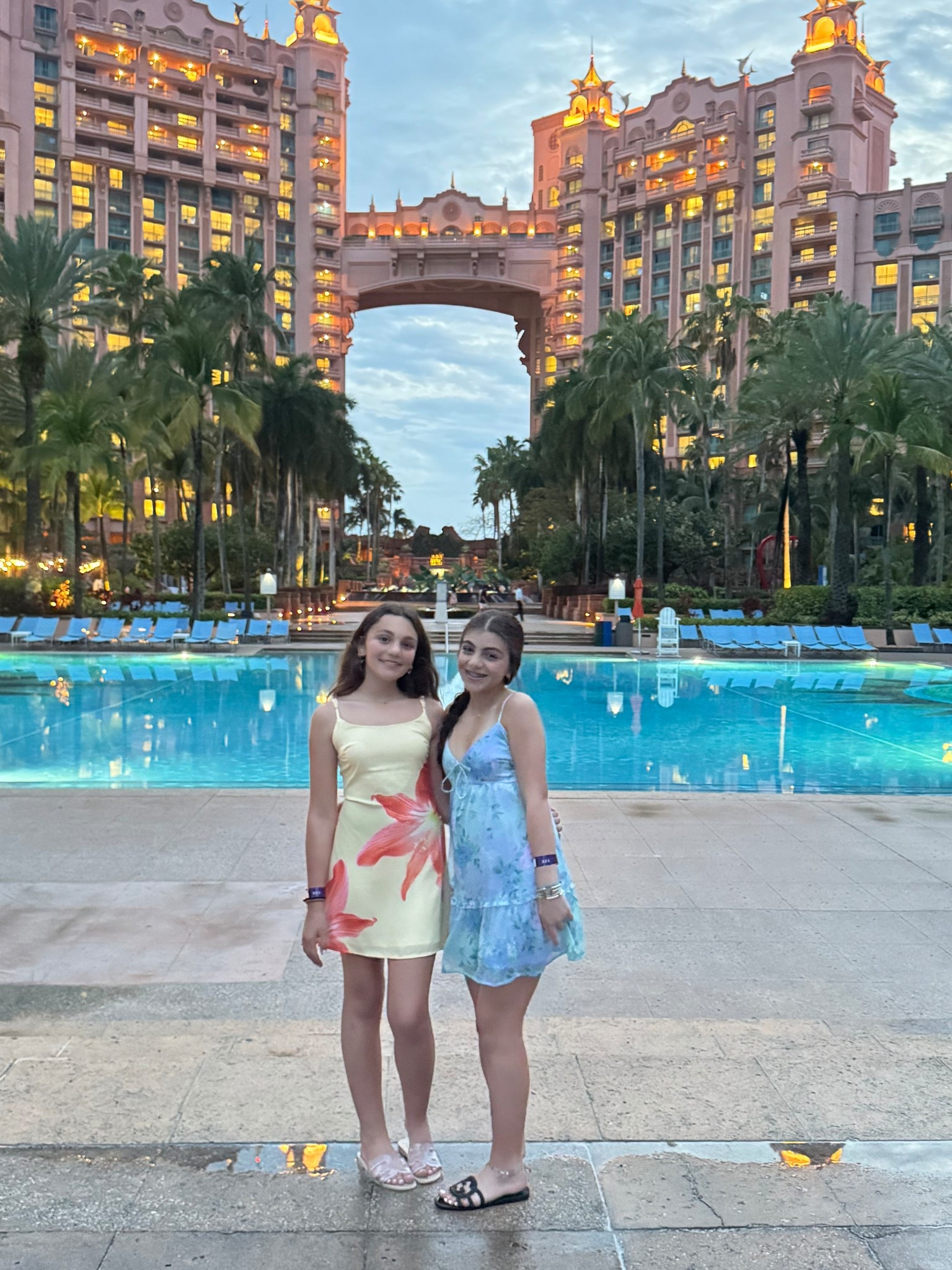 The girls dresses for dinner 

#LTKTravel #LTKKids #LTKootd
