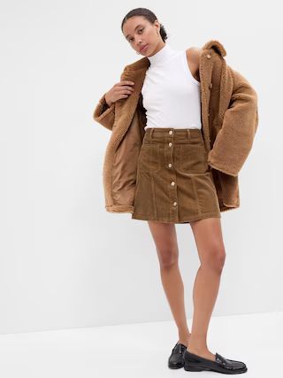 Corduroy Mini Skirt | Gap Factory