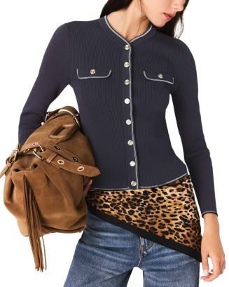 Maje Ribbed Knit Cardigan Sweater | Bloomingdale's Women | Bloomingdale's (AU)