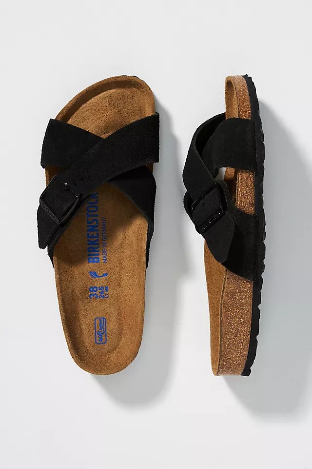 Birkenstock Siena Suede Soft Footbed Sandal | Anthropologie (US)