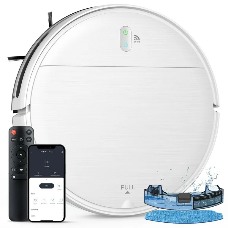 ONSON Robot Vacuum Cleaner, 2 in 1 Mop Combo for Pet Hair, Voice Control and Connect Alexa - Walm... | Walmart (US)