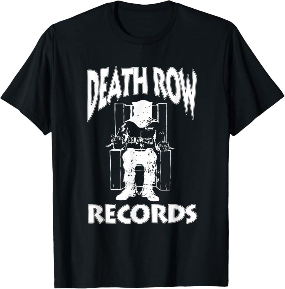 Official Death Row Records Classic Logo T-Shirt | Amazon (US)