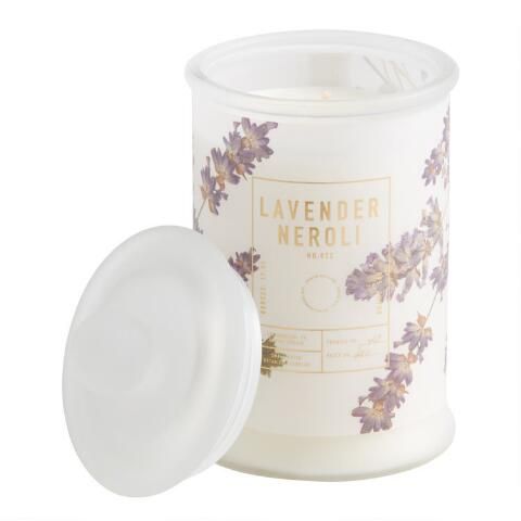 Tall Spring Botanicals Lavender and Neroli Scented Candle | World Market
