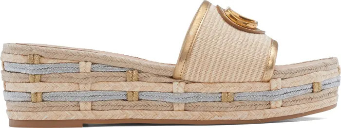 VLOGO Flatform Espadrille Slide Sandal (Women) | Nordstrom