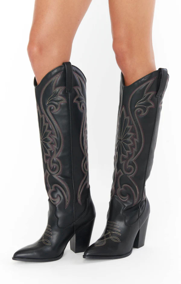 Steve Madden Lasso Western Boot ~ Black | Show Me Your Mumu