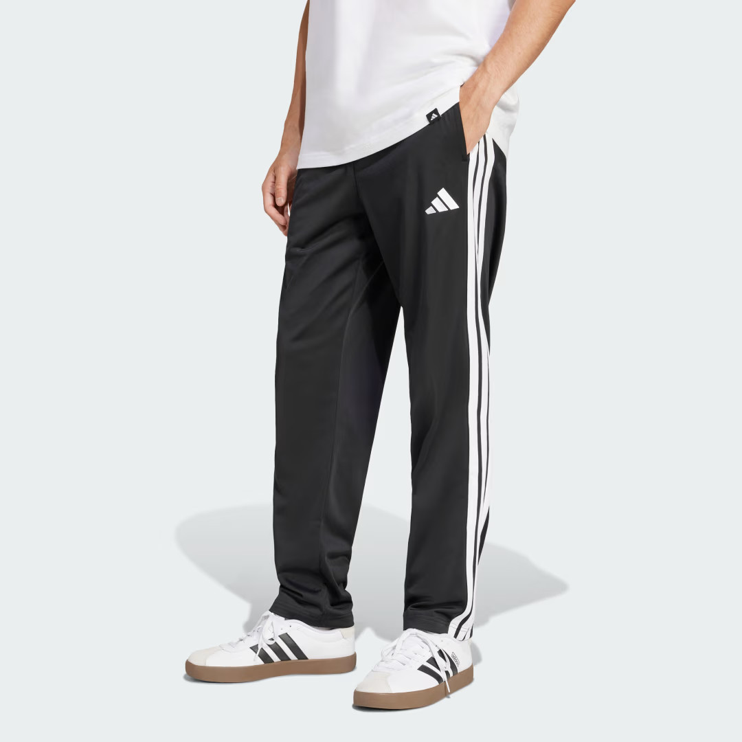 adidas 3-Stripes Tricot Regular-Fit Open Hem Track Pants Black 3XL Mens | adidas (US)