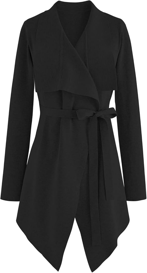 CHICWISH Women's Classy Light Tan Open Front Knit Coat Cardigan | Amazon (CA)