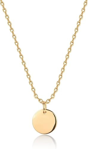PAVOI 14K Gold Plated Dainty Pendant Necklaces for Women, Motif Charms | Amazon (US)