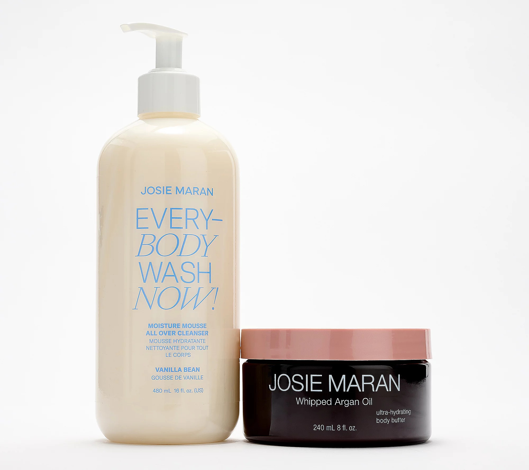 Josie Maran Whipped Argan Oil Body Butter & Body Wash Set | QVC