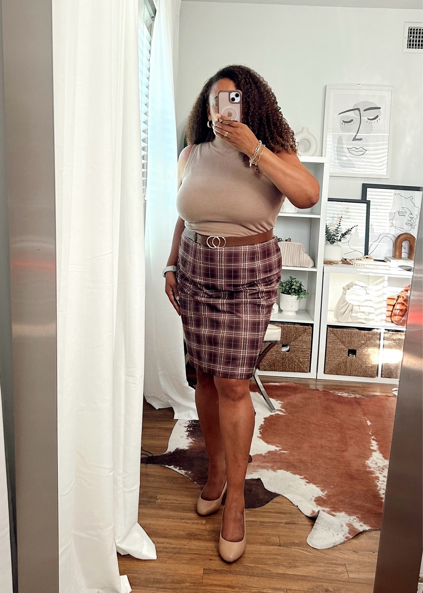Cute work outfit! Sweater size l skirt size xl.

#LTKOver40 #LTKMidsize #LTKWorkwear