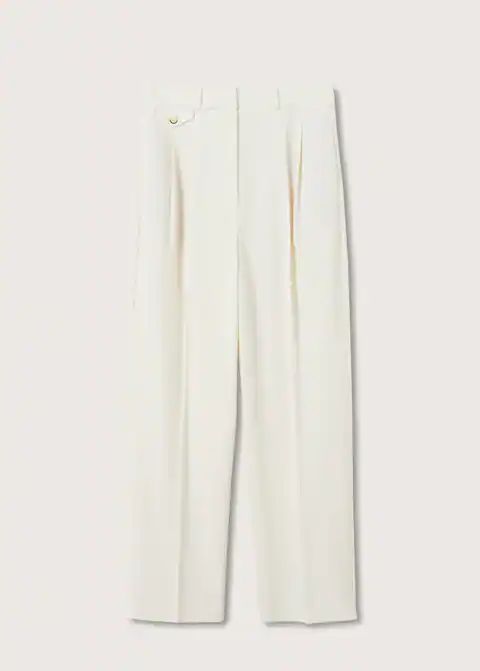 Pockets straight trousers -  Women | Mango United Kingdom | MANGO (UK)