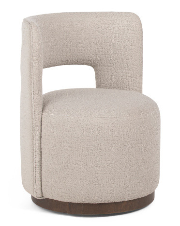 Gina Swivel Anywhere Chair, Polyester | TJ Maxx