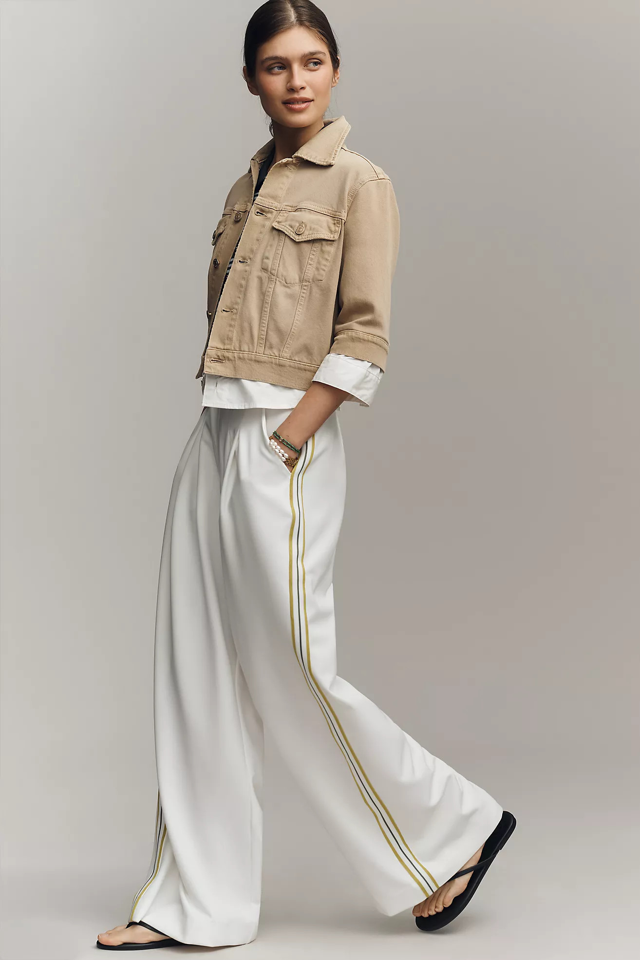 The Avery Knit Track Pants by Maeve | Anthropologie (US)