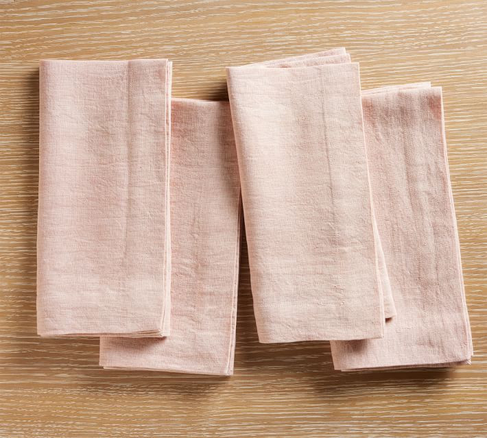 Mason Oversized Linen Napkins | Pottery Barn (US)