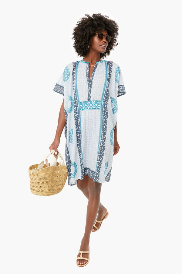 Cerulean Short Emerson Caftan | Tuckernuck (US)