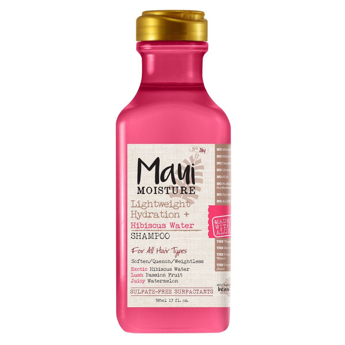 Maui Moisture Lightweight Hydration + Hibiscus Water Shampoo for Daily Moisture - 13 fl oz | Target