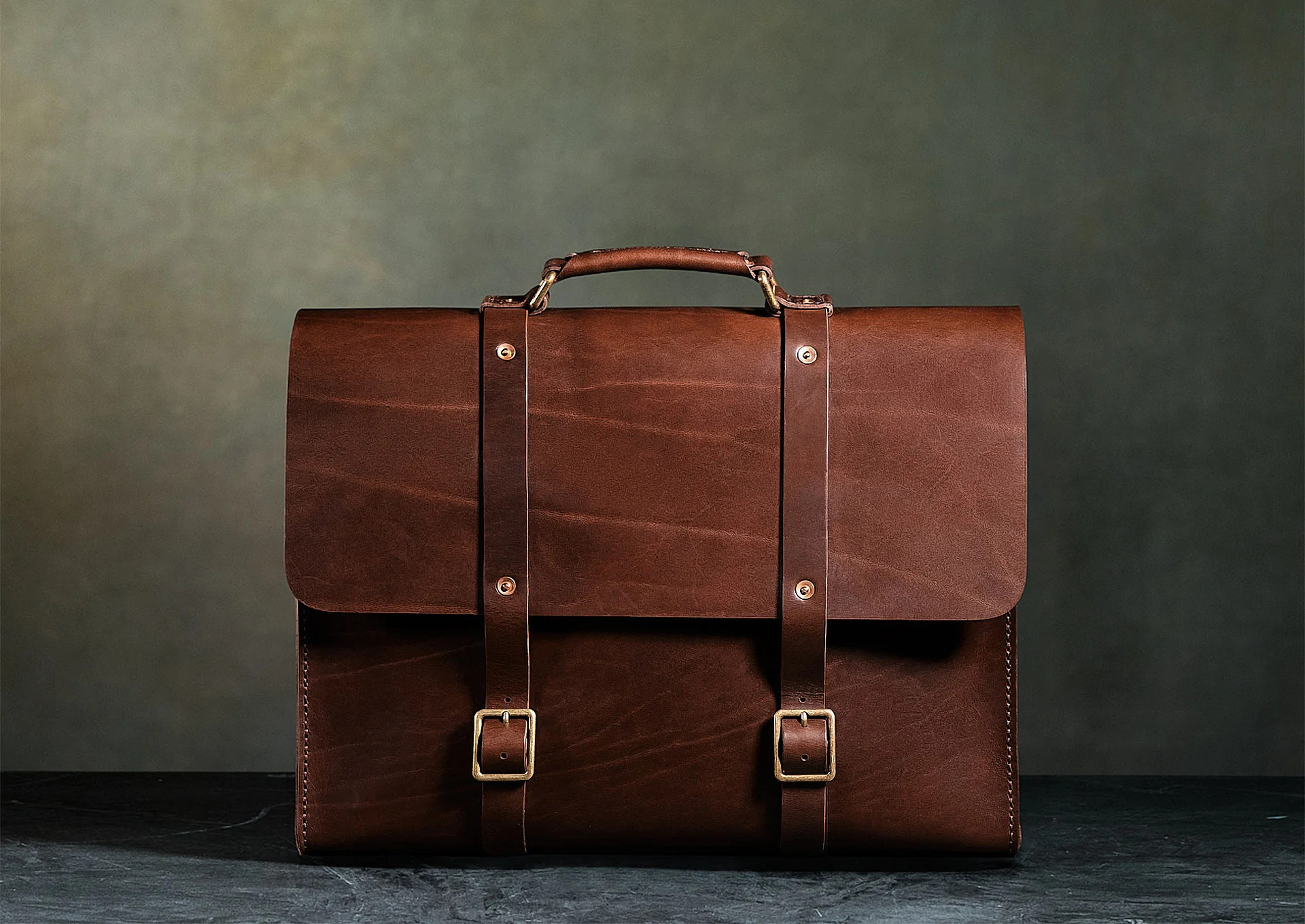 Leather Briefcase, Men's Brown Leather Laptop Bag from Satchel & Page | Satchel & Page (US)