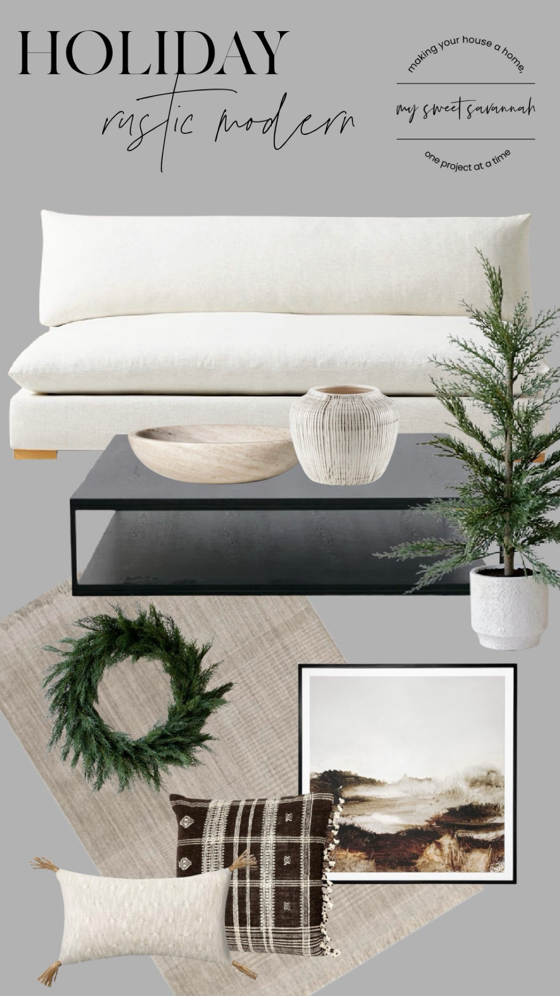“Bring that perfect rustic modern charm to your holiday home with these cozy finds! 🍂✨ From warm wood accents to textured layers, these pieces blend simplicity with a touch of elegance for a welcoming, stylish space. Shop my top picks to create that laid-back yet polished look this season! 🏡 #RusticModern #HolidayHome #LTKhome #LTKholiday #HomeDecor”

#LTKSeasonal #LTKHoliday #LTKHome