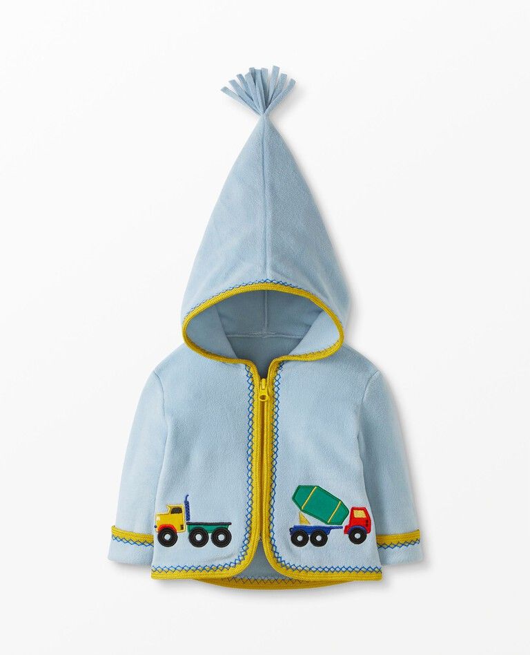 Baby Embroidered Jacket In Recycled Fleece | Hanna Andersson