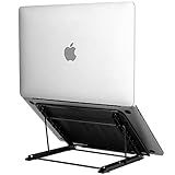 Emoly Laptop Stand Upgraded, Adjustable Portable Laptop Holder for Desk, Aluminum Ventilated Noteboo | Amazon (US)