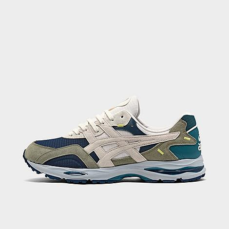 Asics Men's GEL-MC Plus Running Shoes in Green/Beige/Lichen Green Size 12.0 Nylon/Suede | Finish Line (US)