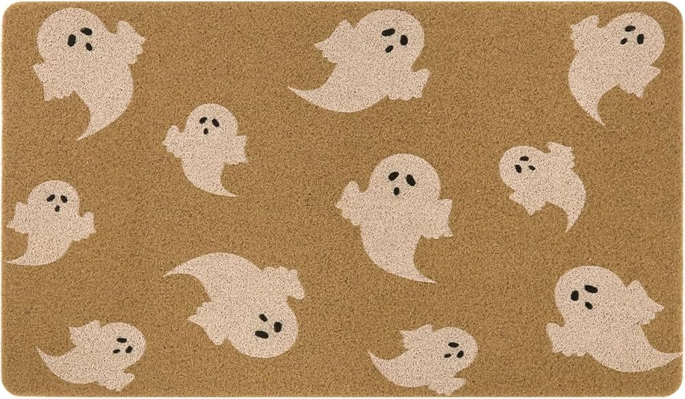 Lahome Halloween Decorative Door Mat, Outdoor Indoor Ghost Doormats, Durable Fall Cute Boo Coir D... | Amazon (US)